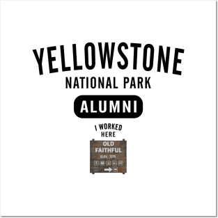 Old Faithful Yellowstone Alumni Posters and Art